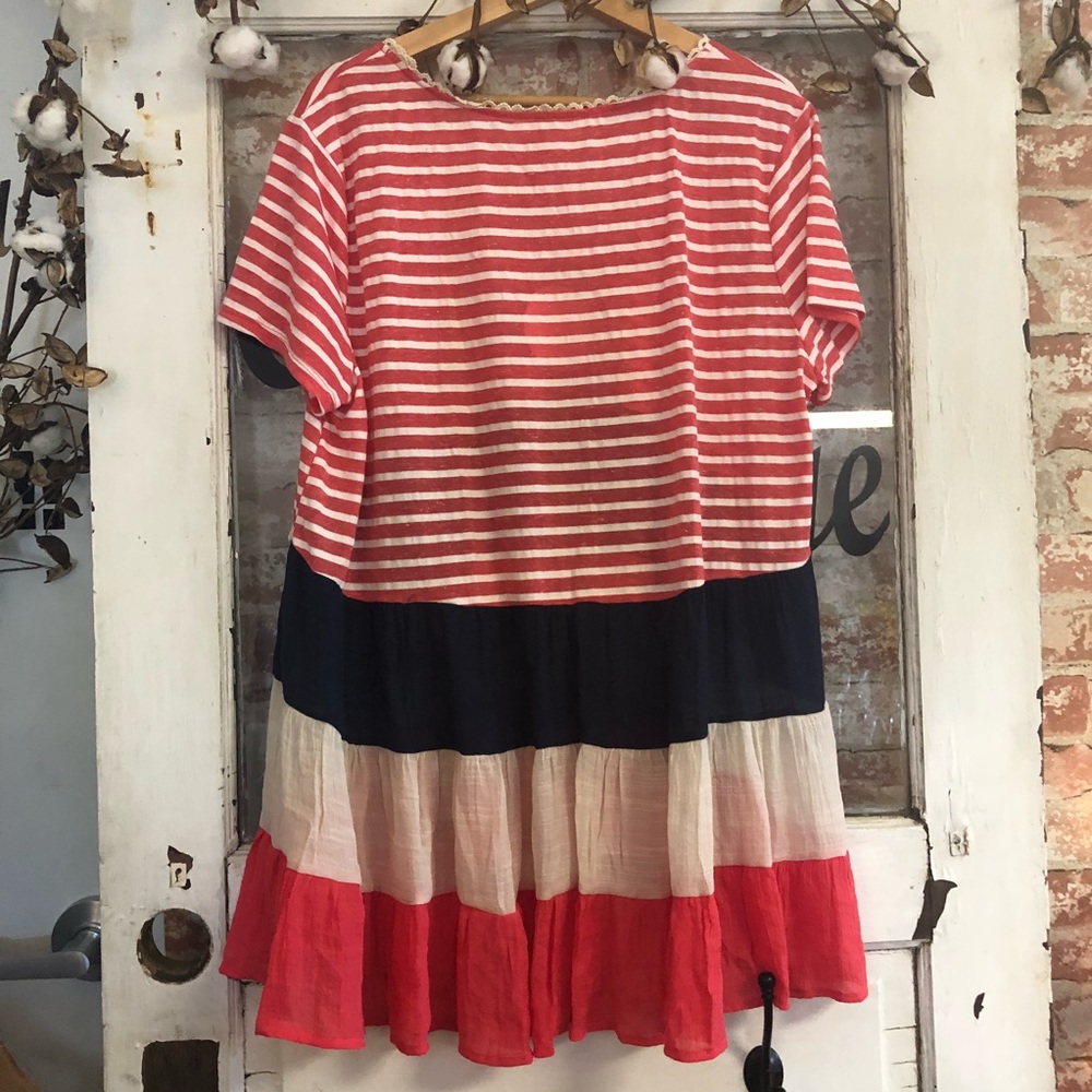 Pink plus size T-shirt - Picture 2 of 2